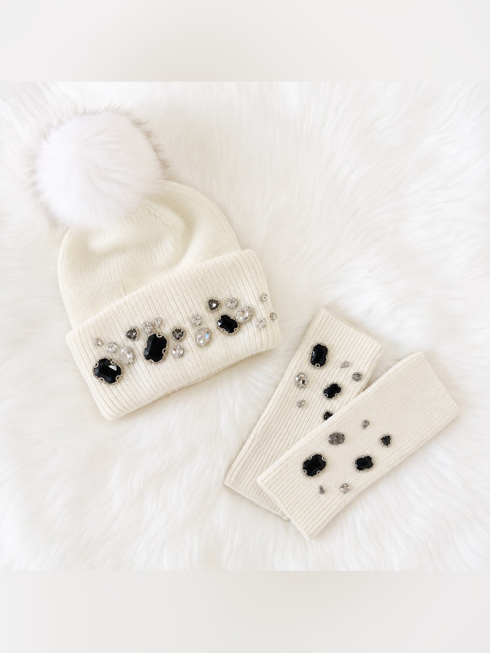 Adrienne Landau Crystal Embellished Winter Set – NWT Get Ready for Winter